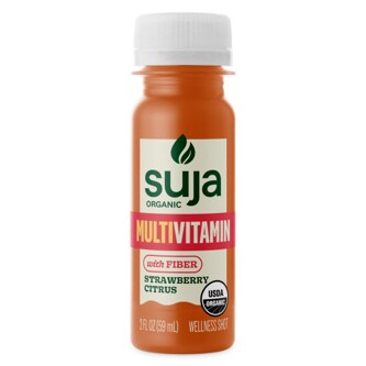 Suja Organic Multivitamin with Fiber Strawberry Citrus Shot